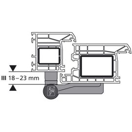 BIS.KT-V 6R FIJ.DIRECTA 18-23MM. INOX P foto del producto